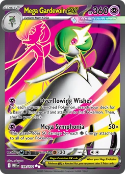 Mega Gardevoir ex Pokemon card from Mega Evolution, card number 159
