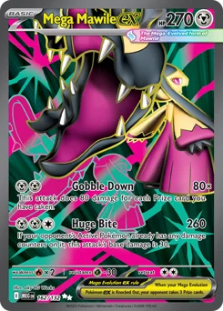 Mega Mawile ex Pokemon card from Mega Evolution, card number 162