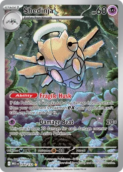 Shedinja Pokemon card from Mega Evolution, card number 144
