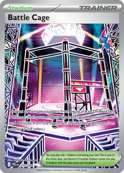Battle Cage Pokemon card from Phantasmal Flames, card number 116