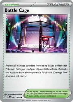 Battle Cage Pokemon card from Phantasmal Flames, card number 85