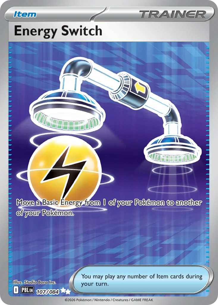 Energy Switch Pokemon card from Pitch Black, card number 107