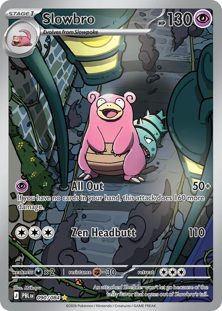 Slowbro Pokemon card from Pitch Black, card number 90