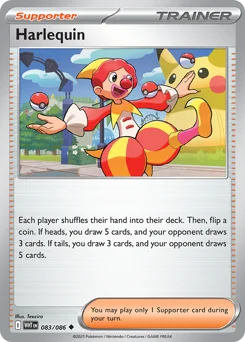 Harlequin Pokemon card from White Flare, card number 83