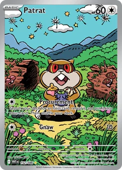 Patrat Pokemon card from White Flare, card number 152