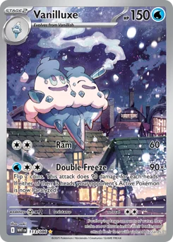 Vanilluxe Pokemon card from White Flare, card number 113
