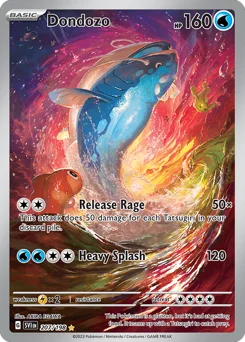 Dondozo Pokemon card from Scarlet & Violet, card number 207