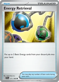 Energy Retrieval Pokemon card from Scarlet & Violet, card number 171