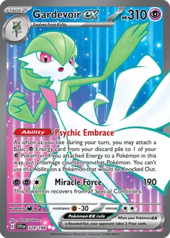 Gardevoir ex Pokemon card from Scarlet & Violet, card number 228