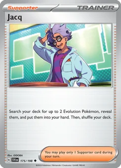 Jacq Pokemon card from Scarlet & Violet, card number 175