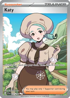 Katy Pokemon card from Scarlet & Violet, card number 237