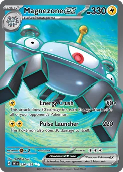 Magnezone ex Pokemon card from Scarlet & Violet, card number 226