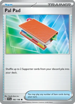 Pal Pad Pokemon card from Scarlet & Violet, card number 182