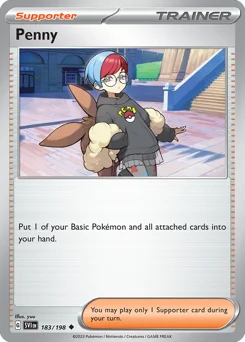 Penny Pokemon card from Scarlet & Violet, card number 183
