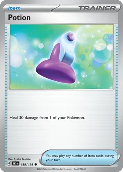 Potion Pokemon card from Scarlet & Violet, card number 188
