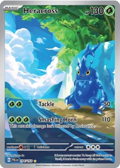 Heracross Pokemon card from Paldea Evolved, card number 194