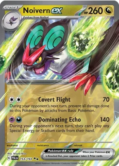 Noivern ex Pokemon card from Paldea Evolved, card number 153