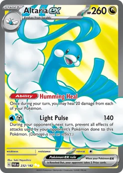 Altaria ex Pokemon card from Paradox Rift, card number 232
