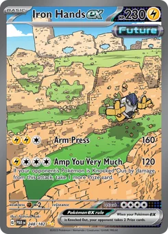 Iron Hands ex Pokemon card from Paradox Rift, card number 248