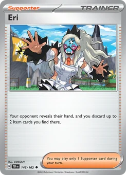 Eri Pokemon card from Temporal Forces, card number 146