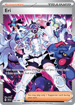 Eri Pokemon card from Temporal Forces, card number 210
