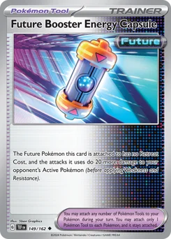 Future Booster Energy Capsule Pokemon card from Temporal Forces, card number 149