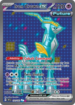 Iron Crown ex Pokemon card from Temporal Forces, card number 191