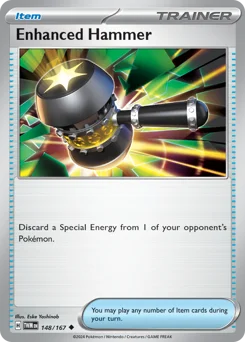 Enhanced Hammer Pokemon card from Twilight Masquerade, card number 148