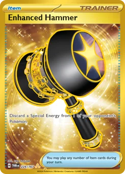 Enhanced Hammer Pokemon card from Twilight Masquerade, card number 224