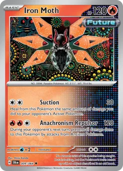 Iron Moth Pokemon card from Shrouded Fable, card number 9