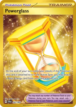 Powerglass Pokemon card from Shrouded Fable, card number 97