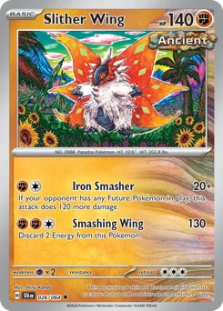 Slither Wing Pokemon card from Shrouded Fable, card number 26