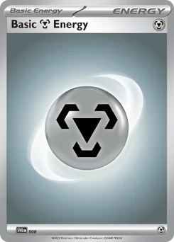 Basic Metal Energy Pokemon card from Scarlet & Violet Energies, card number 8