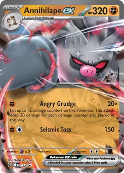 Annihilape ex Pokemon card from Scarlet & Violet Black Star Promos, card number 32