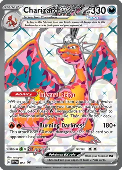 Charizard ex Pokemon card from Scarlet & Violet Black Star Promos, card number 56