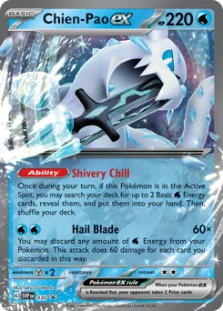 Chien-Pao ex Pokemon card from Scarlet & Violet Black Star Promos, card number 30