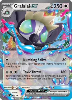 Grafaiai ex Pokemon card from Scarlet & Violet Black Star Promos, card number 100