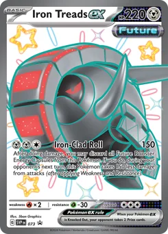 Iron Treads ex Pokemon card from Scarlet & Violet Black Star Promos, card number 73
