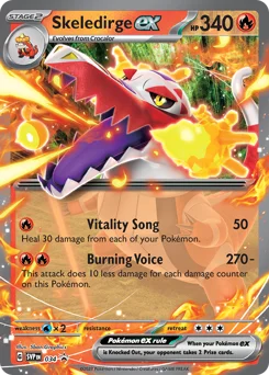 Skeledirge ex Pokemon card from Scarlet & Violet Black Star Promos, card number 34