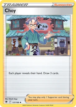 Choy Pokemon card from Astral Radiance, card number 137