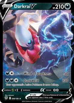 Darkrai V Pokemon card from Astral Radiance, card number 98
