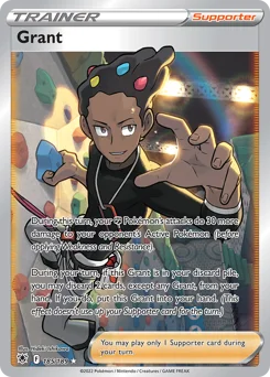Grant Pokemon card from Astral Radiance, card number 185
