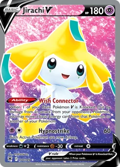 Jirachi V Pokemon card from Astral Radiance, card number 170