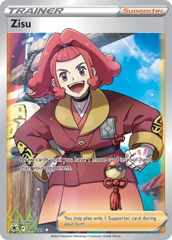 Zisu Pokemon card from Astral Radiance, card number 189