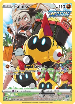 Falinks Pokemon card from Astral Radiance Trainer Gallery, card number TG07