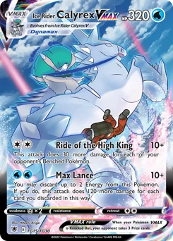 Ice Rider Calyrex VMAX Pokemon card from Astral Radiance Trainer Gallery, card number TG15