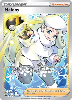 Melony Pokemon card from Astral Radiance Trainer Gallery, card number TG26