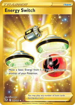 Energy Switch Pokemon card from Silver Tempest, card number 212