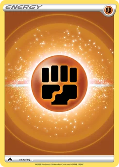 Fighting Energy Pokemon card from Crown Zenith, card number 157