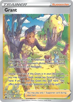Grant Pokemon card from Crown Zenith Galarian Gallery, card number GG62